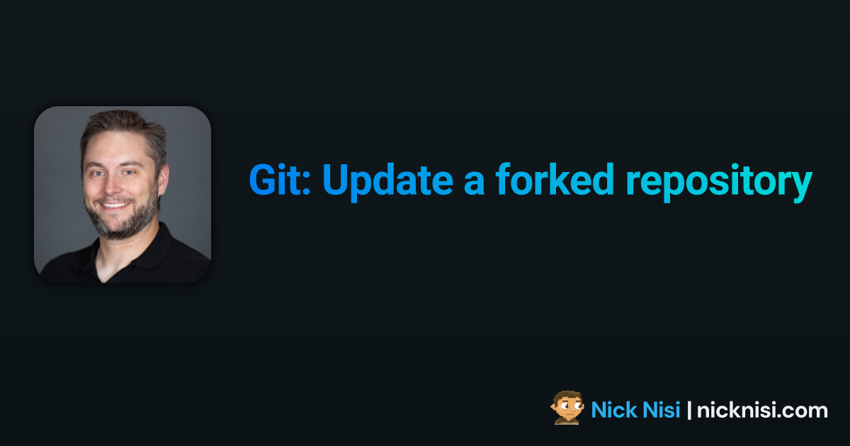 Git: Update a forked repository