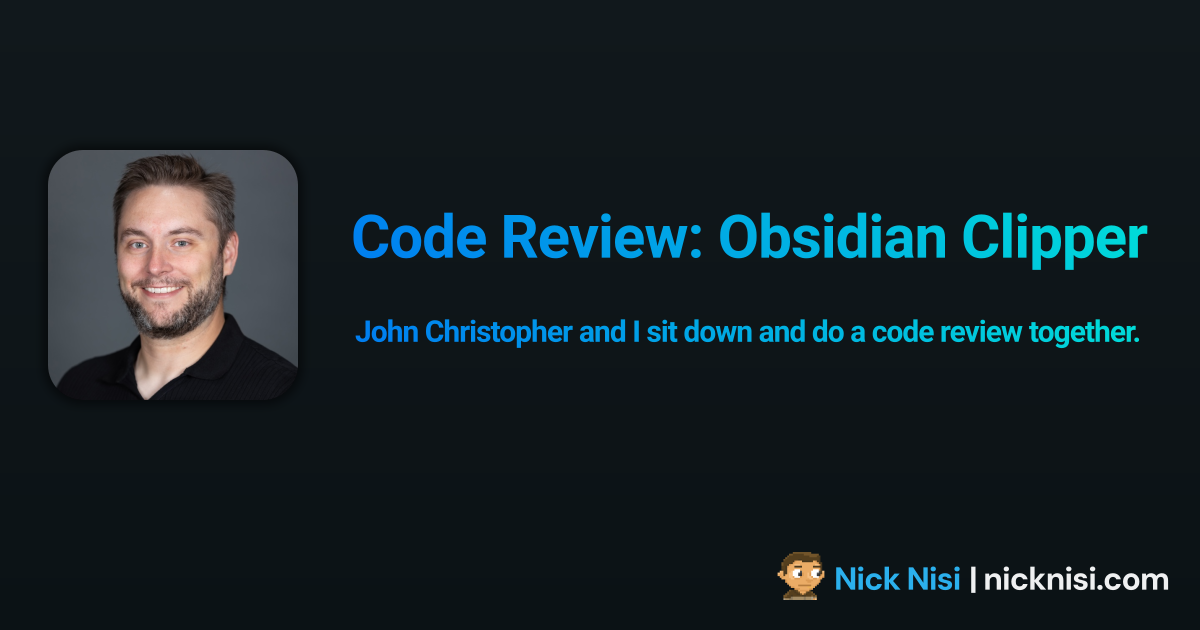 Code Review: Obsidian Clipper